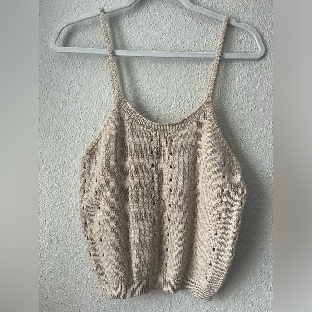 Forever 21 Beige Knit Top